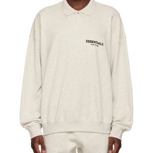 New Essentials collard long sleeve